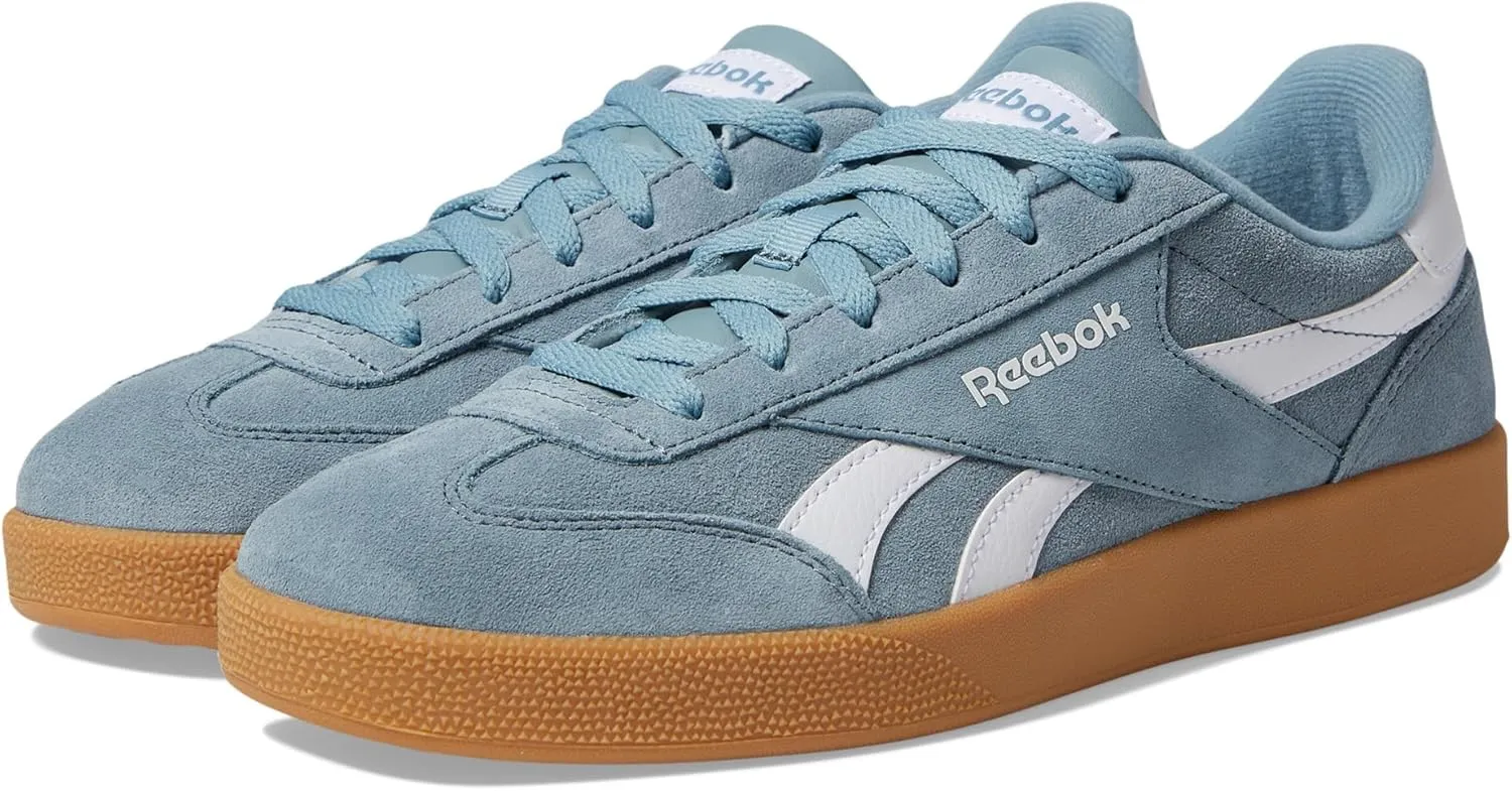 Reebok Unisex Smash Edge Sneaker, Soft Slate/White/Gum, 10 US Men