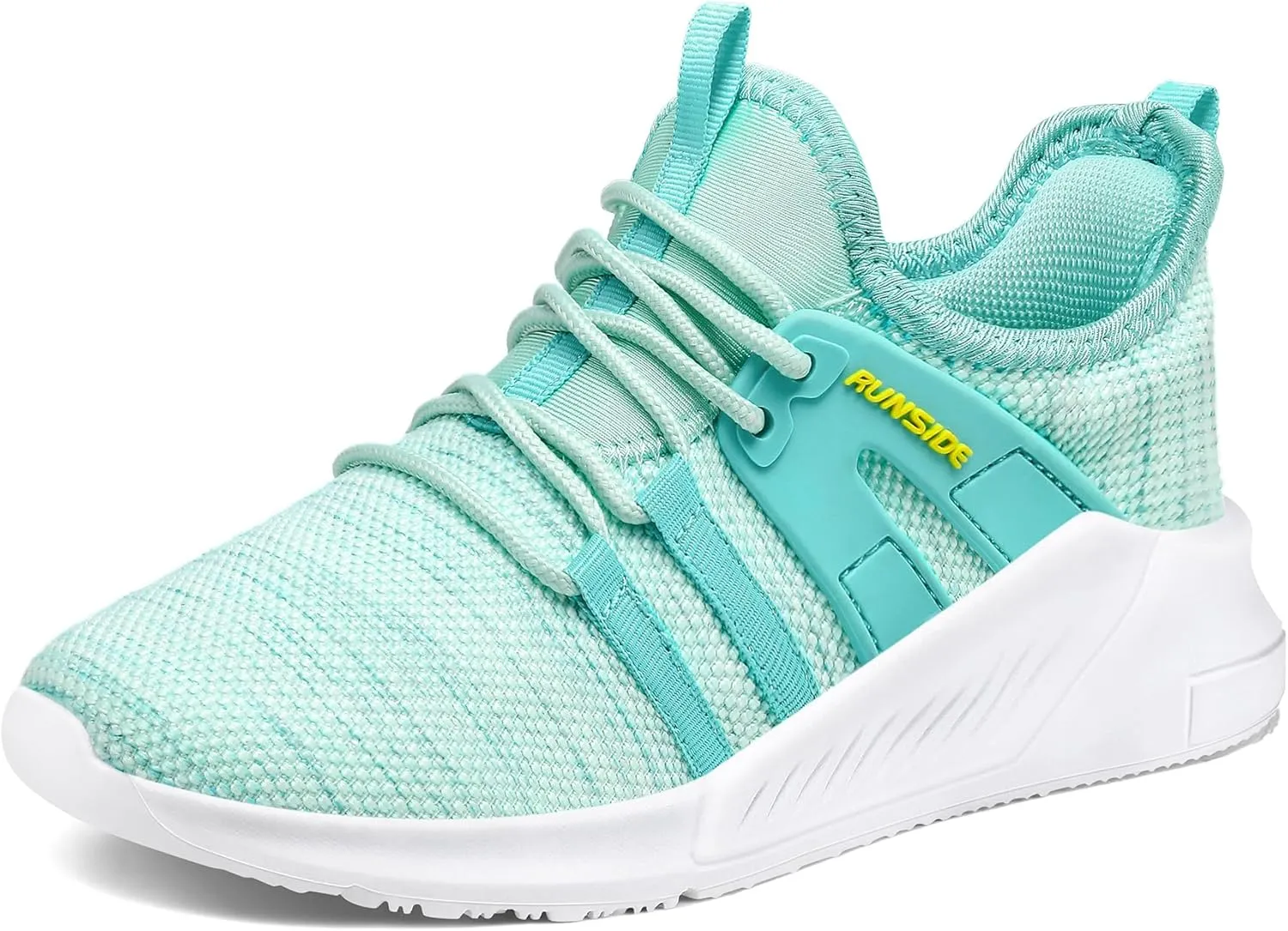 RUNSIDE Boys Girls Tennis Shoes Kids Lightweight Breathable Sneakers Lace-up Running Athletic Shoes for Toddler/Little Kid/Big Kid