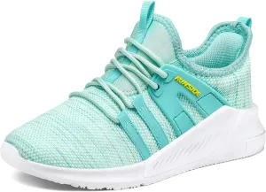 RUNSIDE Boys Girls Tennis Shoes Kids Lightweight Breathable Sneakers Lace-up Running Athletic Shoes for Toddler/Little Kid/Big Kid