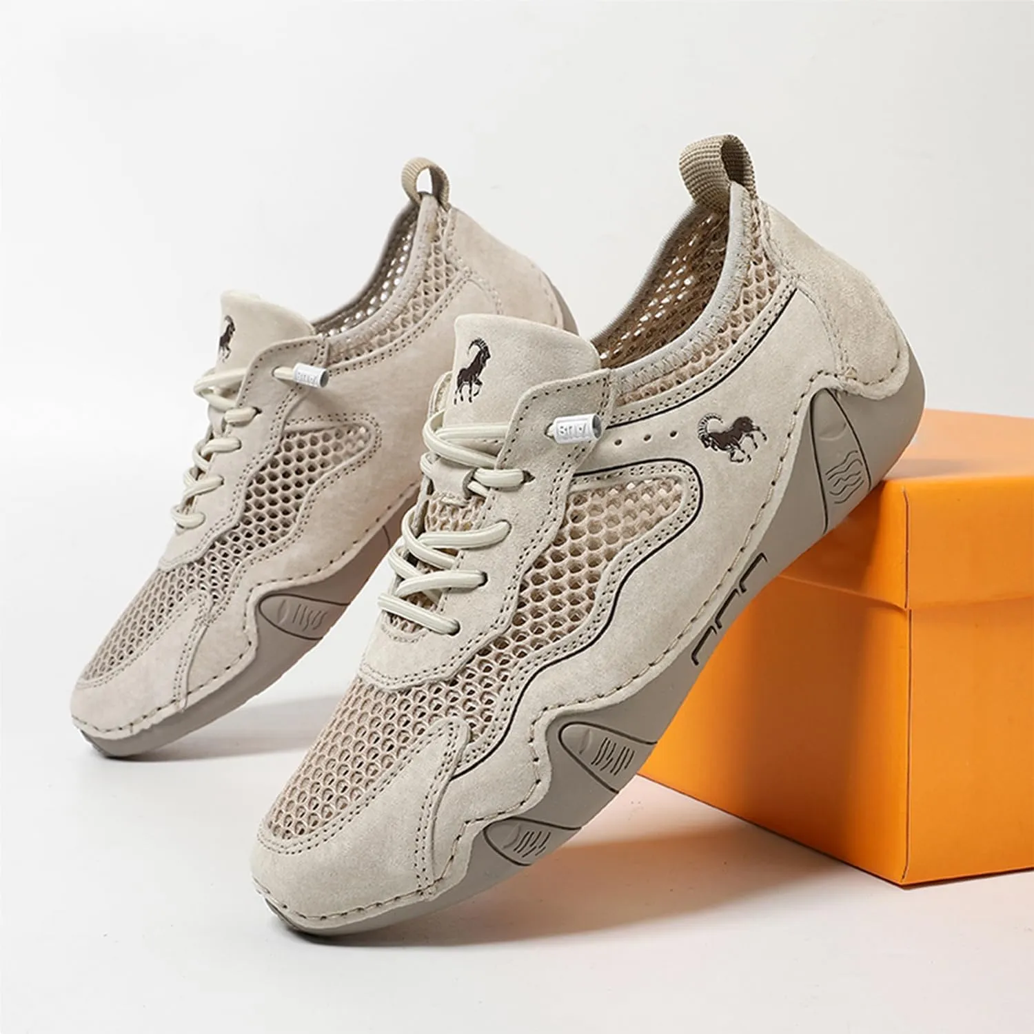 Skywalk Summer Ultra-Breathable Outdoor Mesh Walking Shoes for Hiking, Gym & Daily Wear Non-Slip Lightweight Casual Sneakers