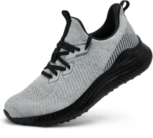 Slow Man Mens Walking Sneakers Wide Width Slip on Tennis Shoes,Lightweight Breathable Running Shoes,Ideal for Athletic Workout Gym Jogging and Casual Wear