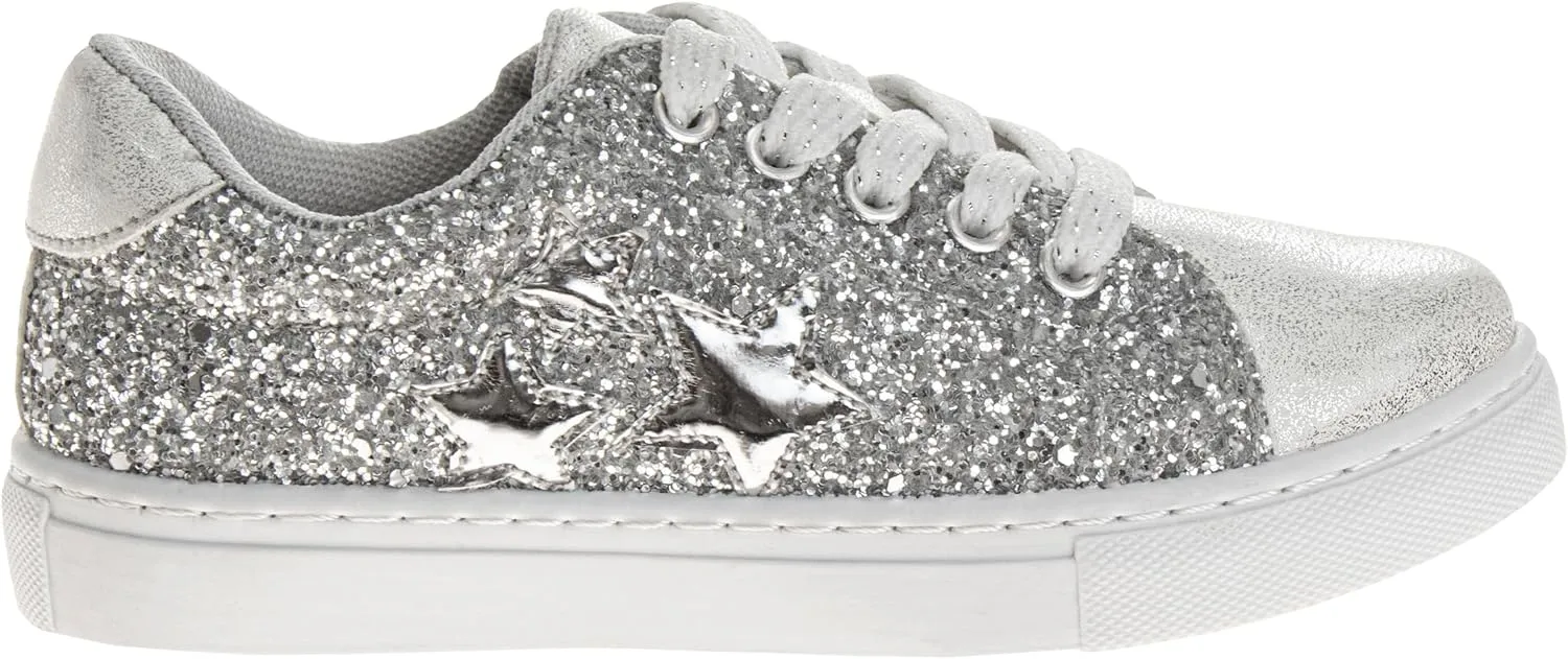 Sneaker Low Top Shoes - Kids Casual Sneakers LowTops Fashion Shoe for Girls (Sizes: 5-10 Toddler / 11-13 Little Kid / 1-4 Big Kid)