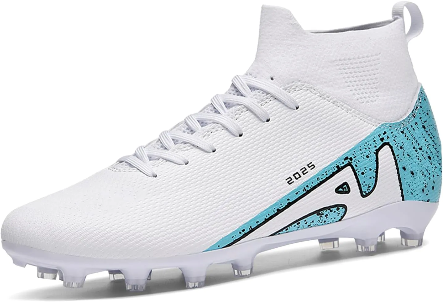 Soccer Cleats for Womens Mens Outdoor Unisex Turf Shoes Youth Rugby Shoes Adult AG FG TF Football Boots Wide Training Sneaker