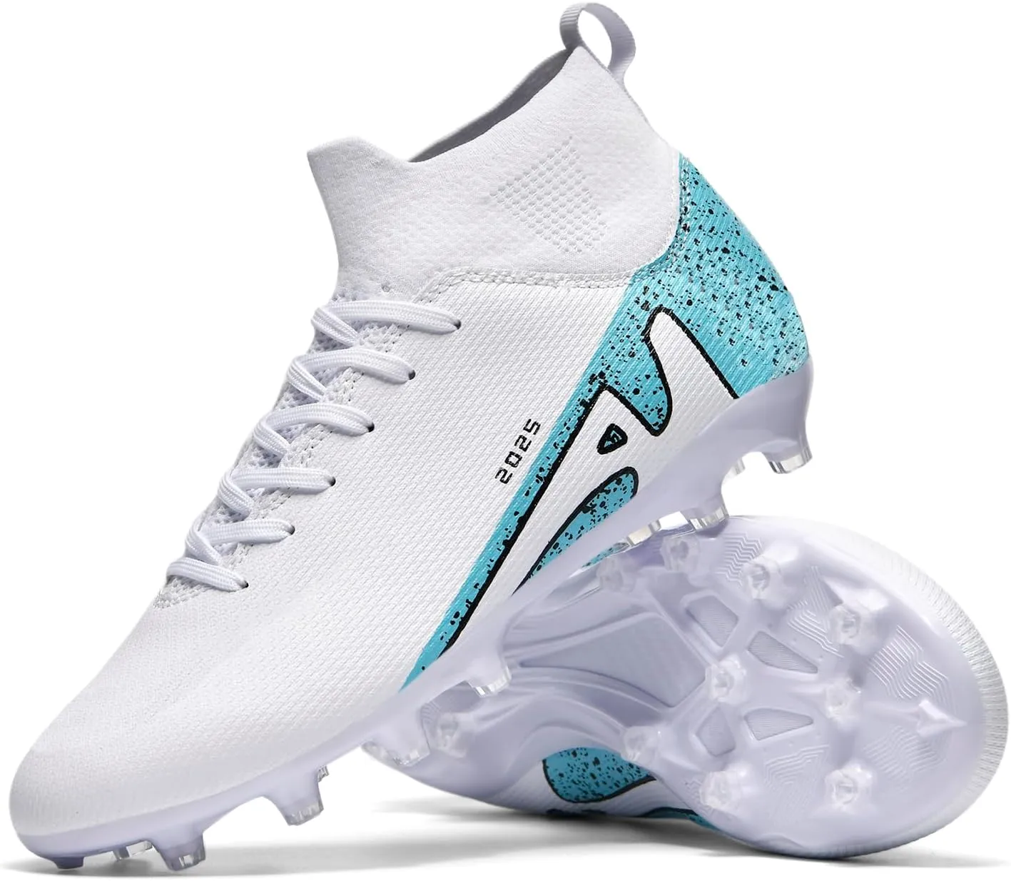 Soccer Cleats for Womens Mens Outdoor Unisex Turf Shoes Youth Rugby Shoes Adult AG FG TF Football Boots Wide Training Sneaker