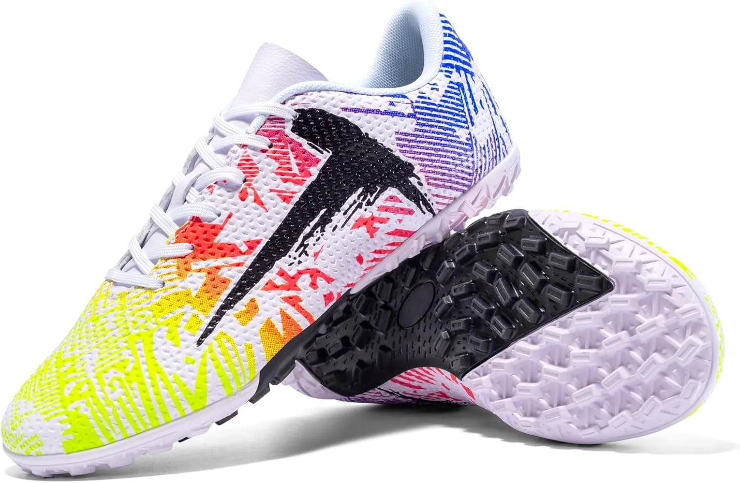 Soccer Cleats Mens Womens Indoor Soccer Shoes Wide Baseball Turf Shoes Youth Rugby Shoes Adult Artificial Ground AG FG TF Football Boots