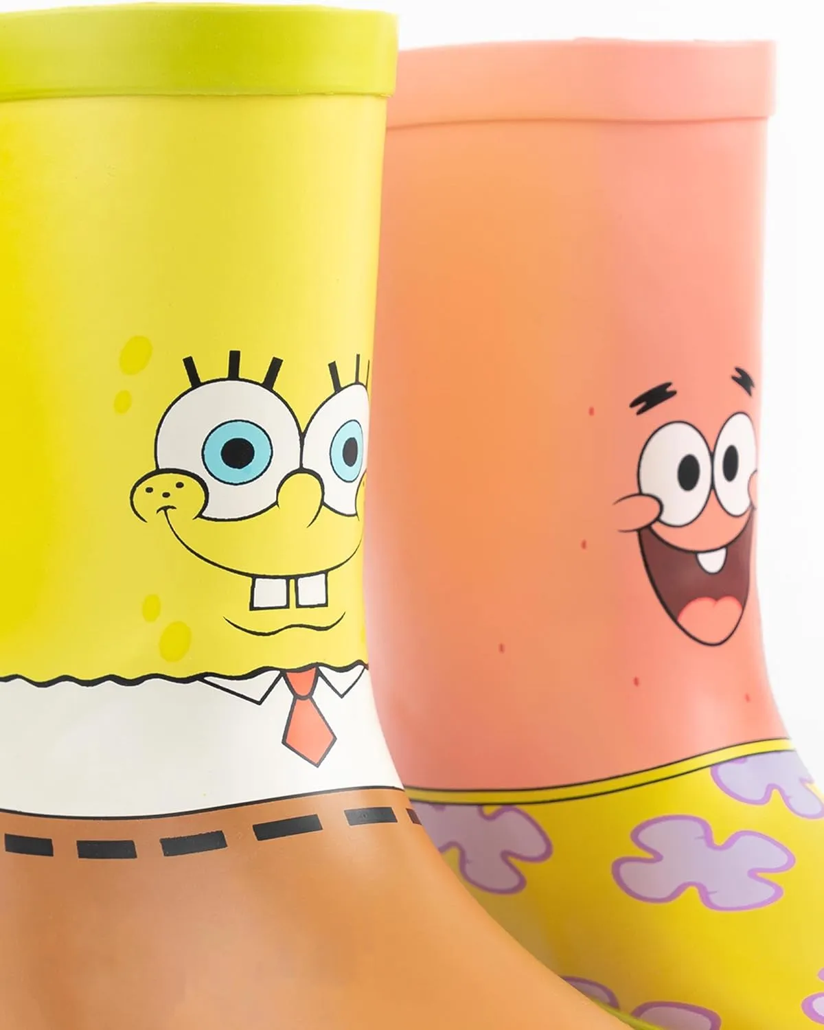 SpongeBob SquarePants Boys Wellys | Patrick Star & Sponge Bob | Toddlers Water Resistant Walking Shoes | Gift for Children