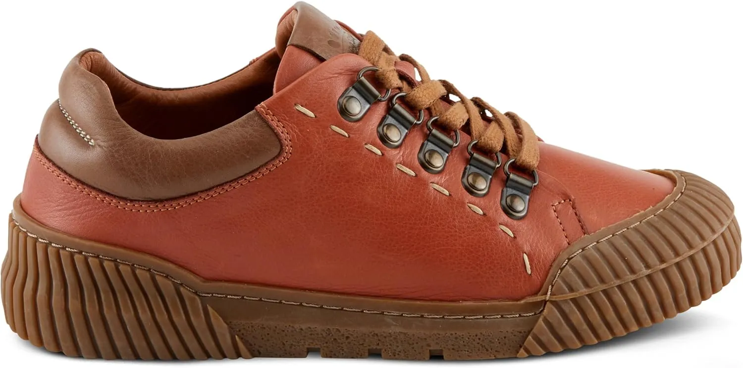 Spring Step Women's LAZARLO Sneakers with Soft Leather, Chunky Sole, and Removable Insoles