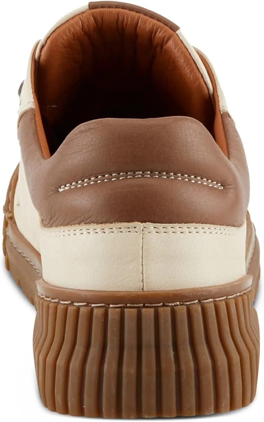 Spring Step Women's LAZARLO Sneakers with Soft Leather, Chunky Sole, and Removable Insoles