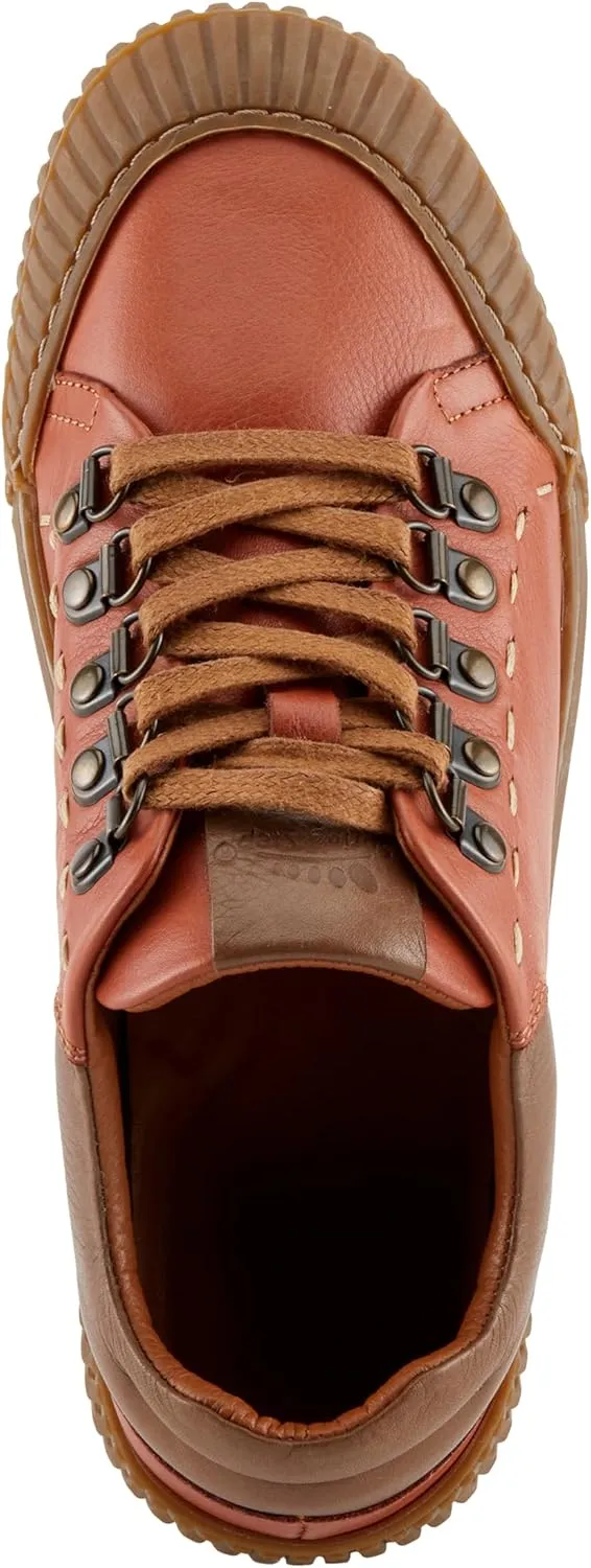 Spring Step Women's LAZARLO Sneakers with Soft Leather, Chunky Sole, and Removable Insoles
