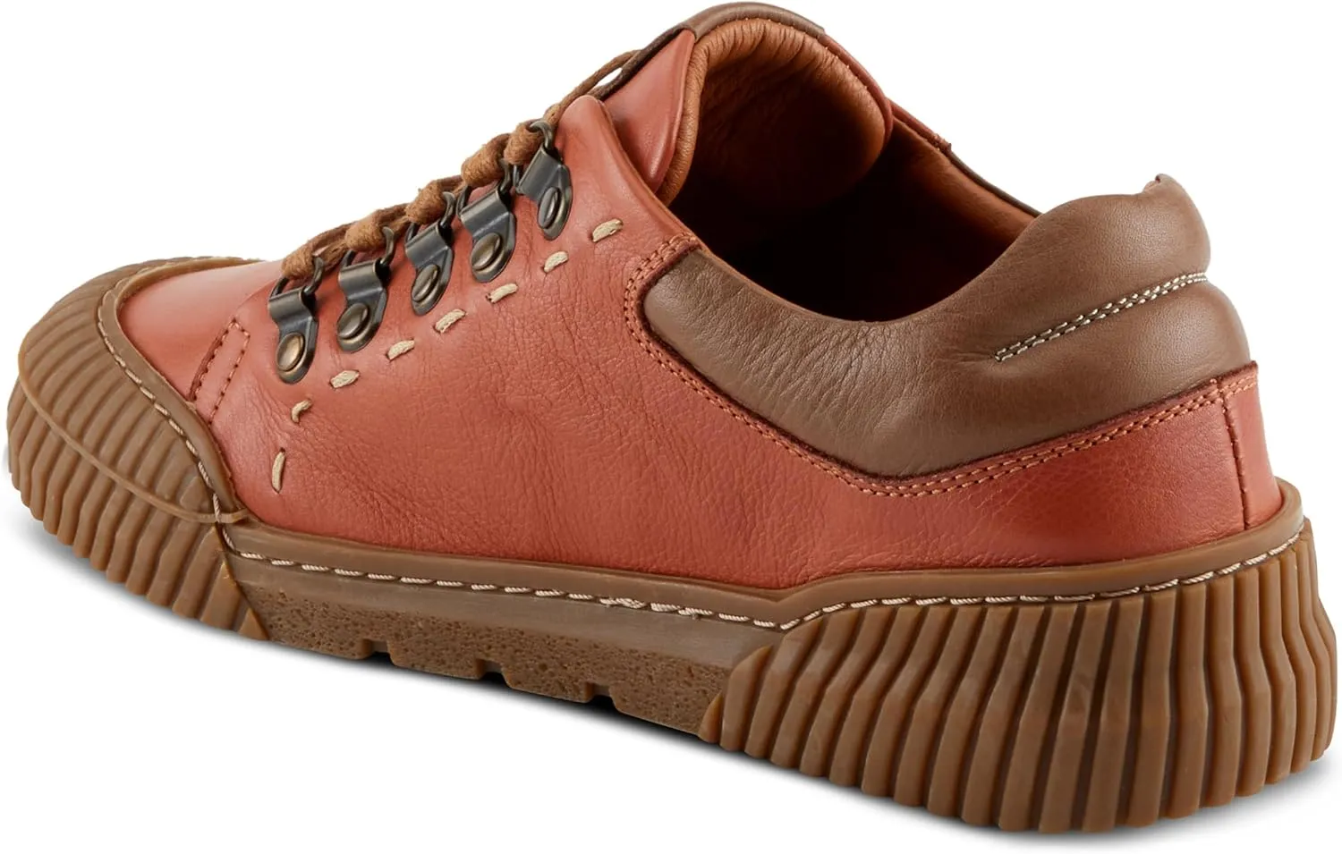 Spring Step Women's LAZARLO Sneakers with Soft Leather, Chunky Sole, and Removable Insoles