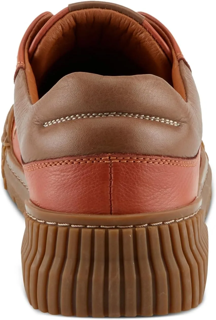 Spring Step Women's LAZARLO Sneakers with Soft Leather, Chunky Sole, and Removable Insoles