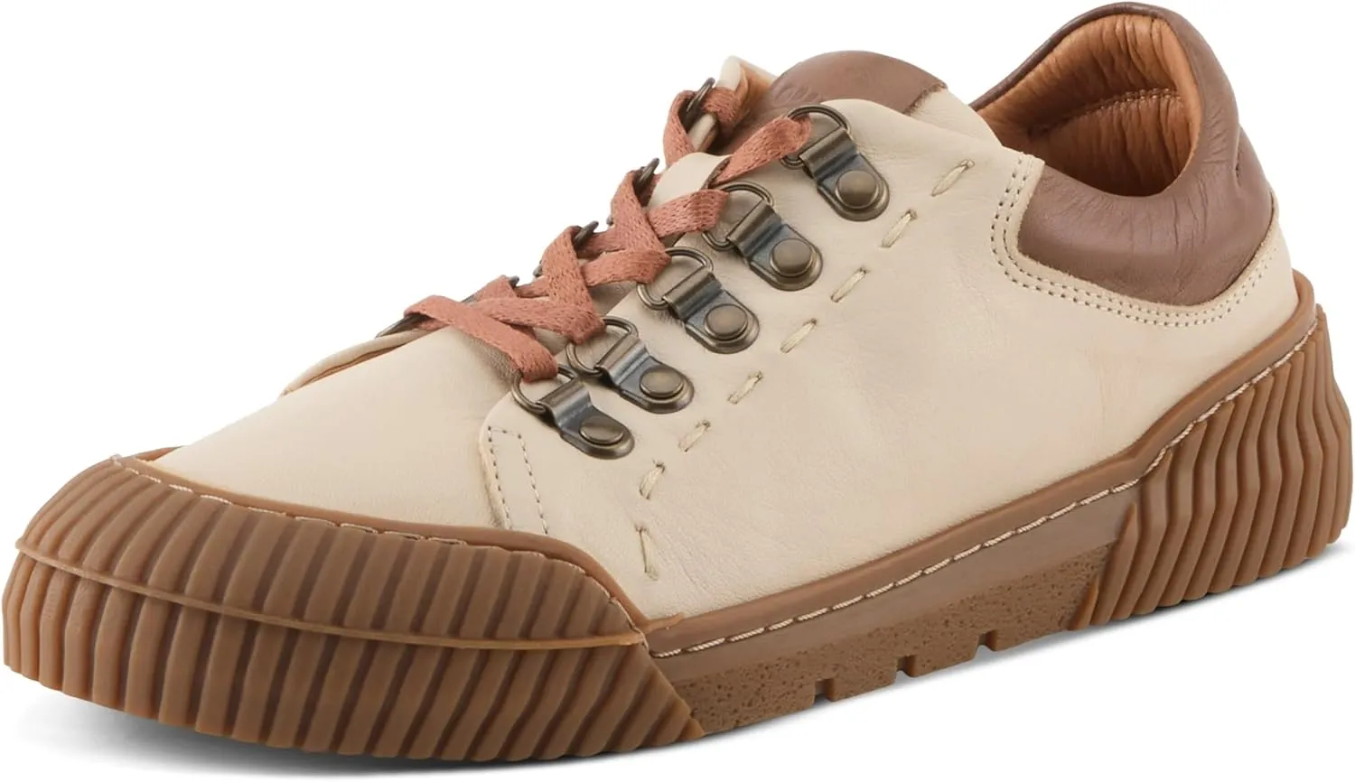 Spring Step Women's LAZARLO Sneakers with Soft Leather, Chunky Sole, and Removable Insoles