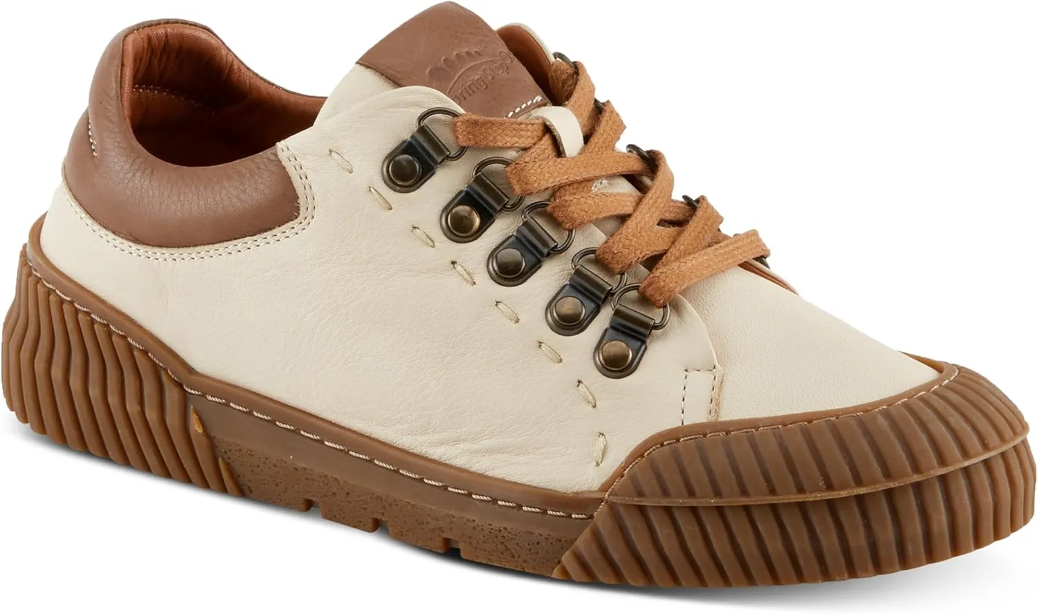Spring Step Women's LAZARLO Sneakers with Soft Leather, Chunky Sole, and Removable Insoles
