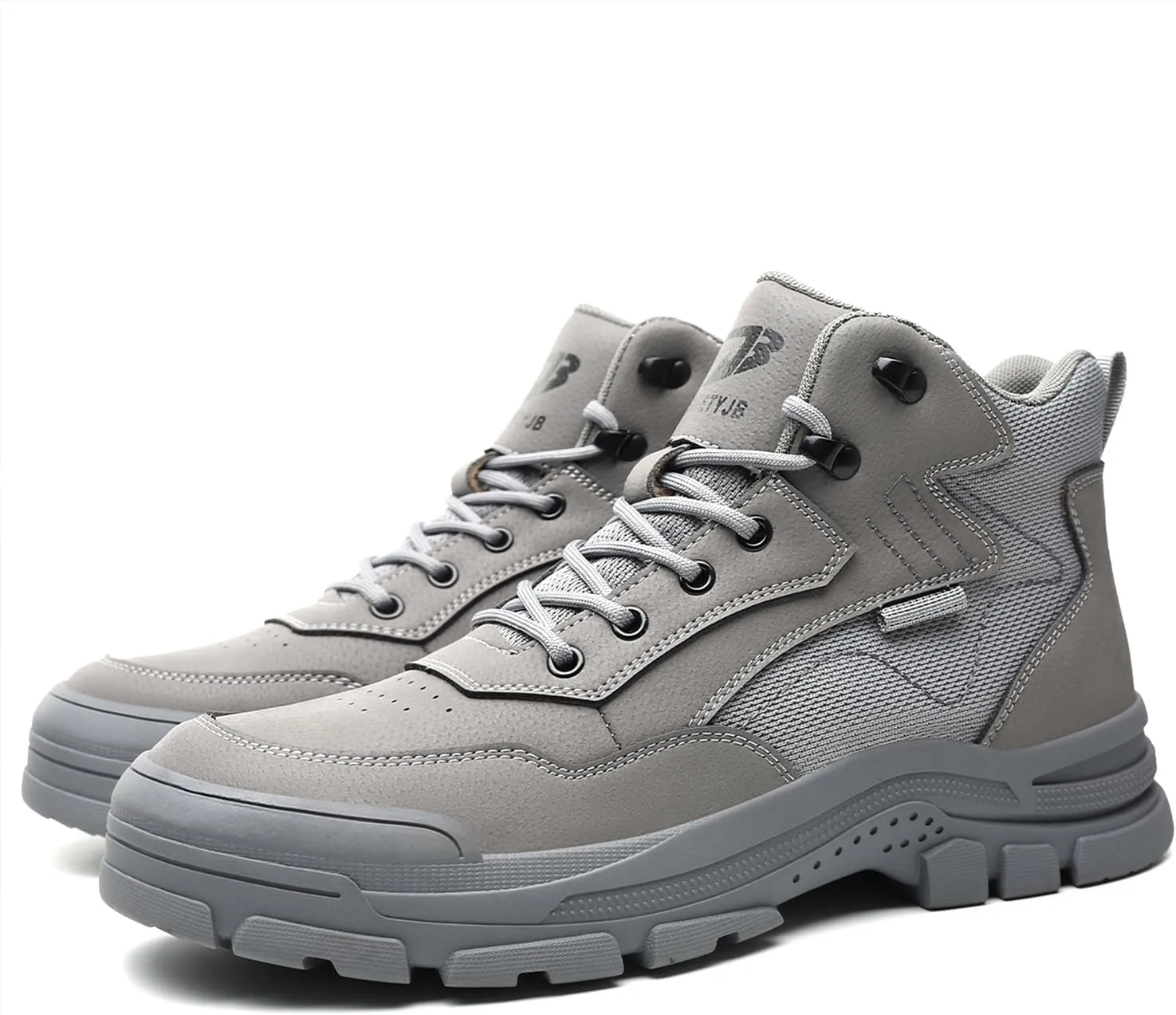 Steel Toe Boots for Men Women Indestructible High Top Steel Toe Work Shoes for Men Lightweight Non Slip Industry Construction Safety Boots