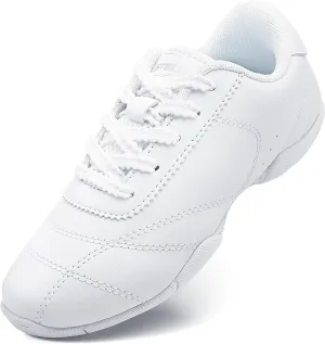 Stelle Cheer Shoes Girls White Cheerleading Dance Shoes Youth Athletic Training Tennis Sneakers for Competition Sport