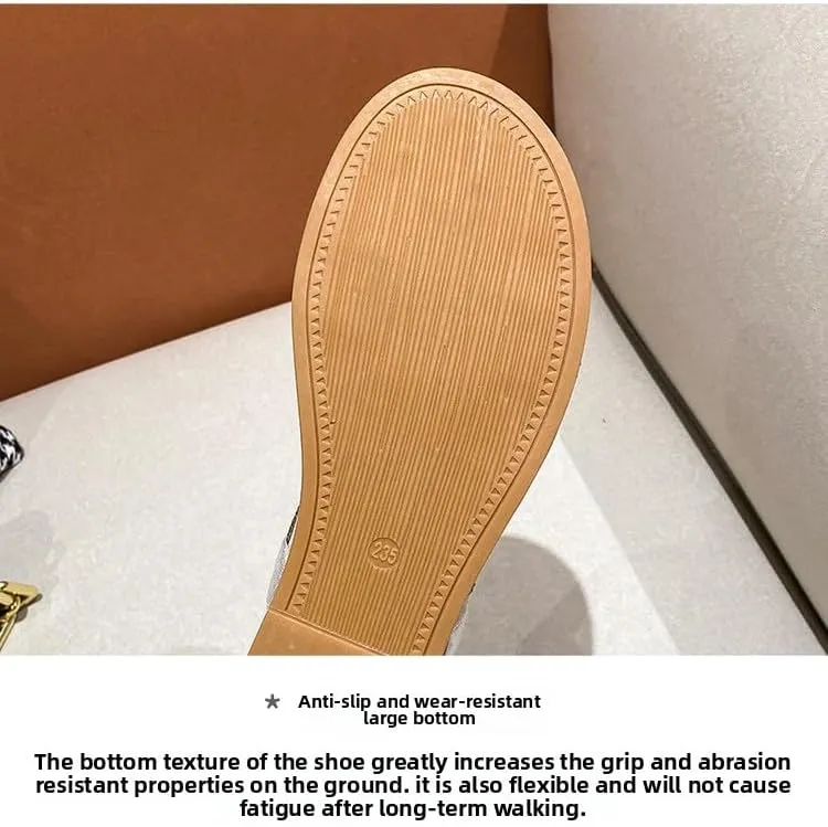 Summer new Roman thick-soled slope heel rhinestone bosimi women's sandals student casual lightweight beach sandals women,Wear-resistant and lightweight, skin-friendly
