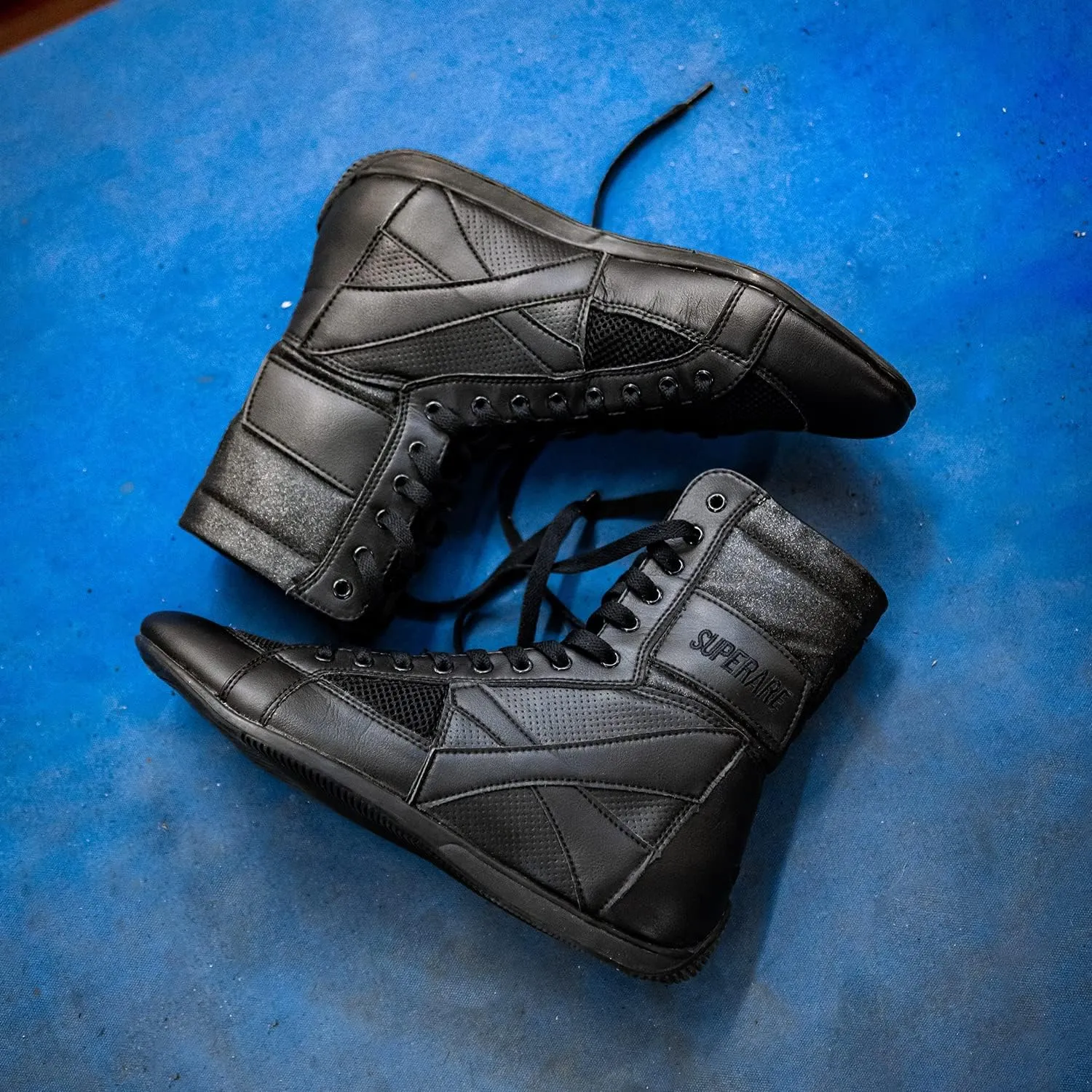 Superare Boxing Shoes – MMA Kick Boxing Pro Fighting Boots and Training Workout Shoes for Men and Women