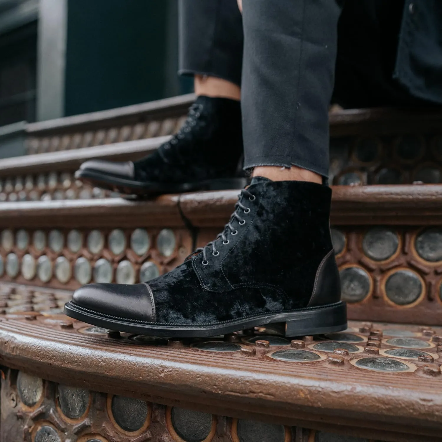 TAFT Jack Boot Handcrafted Leather and Wool Men’s Dress Boot