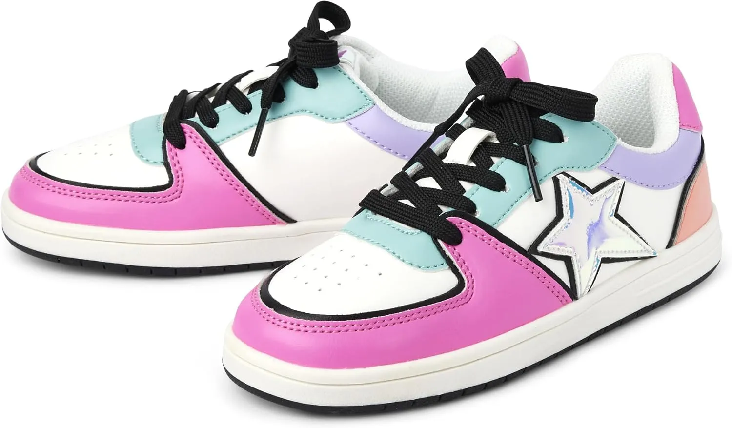 The Children's Place Girl's Casual Lace Up Low Top Sneakers