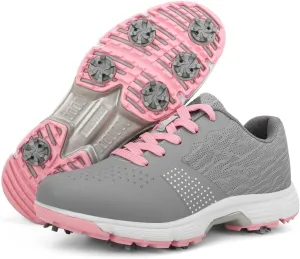THESTRON Women's Golf Shoes Ladies Golf Sports Sneakers Spikes Women Golf Wears Spikeless Girls Golf Walking Sneakers