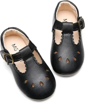 Toddler Girl Dress Shoes Mary Jane Ballerina Flats Party School Shoes Bowknot Wedding Princess Shoes
