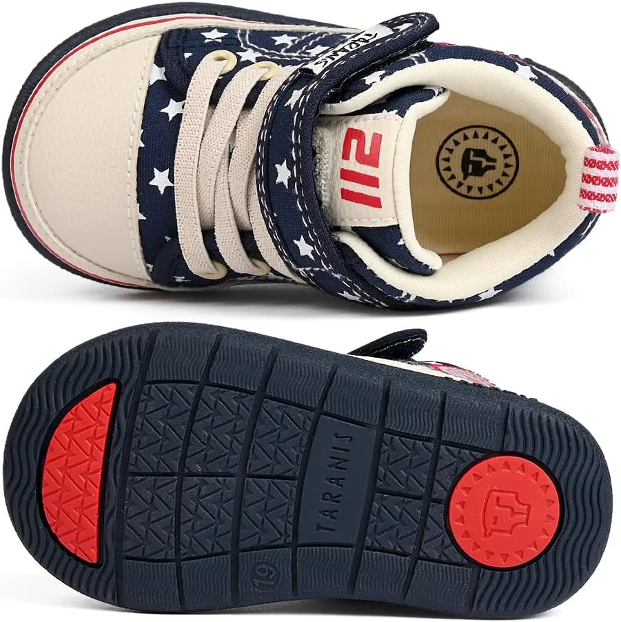 Toddler Shoes Boys Girls Sneakers Kids Walking Canvas Strap Shoes