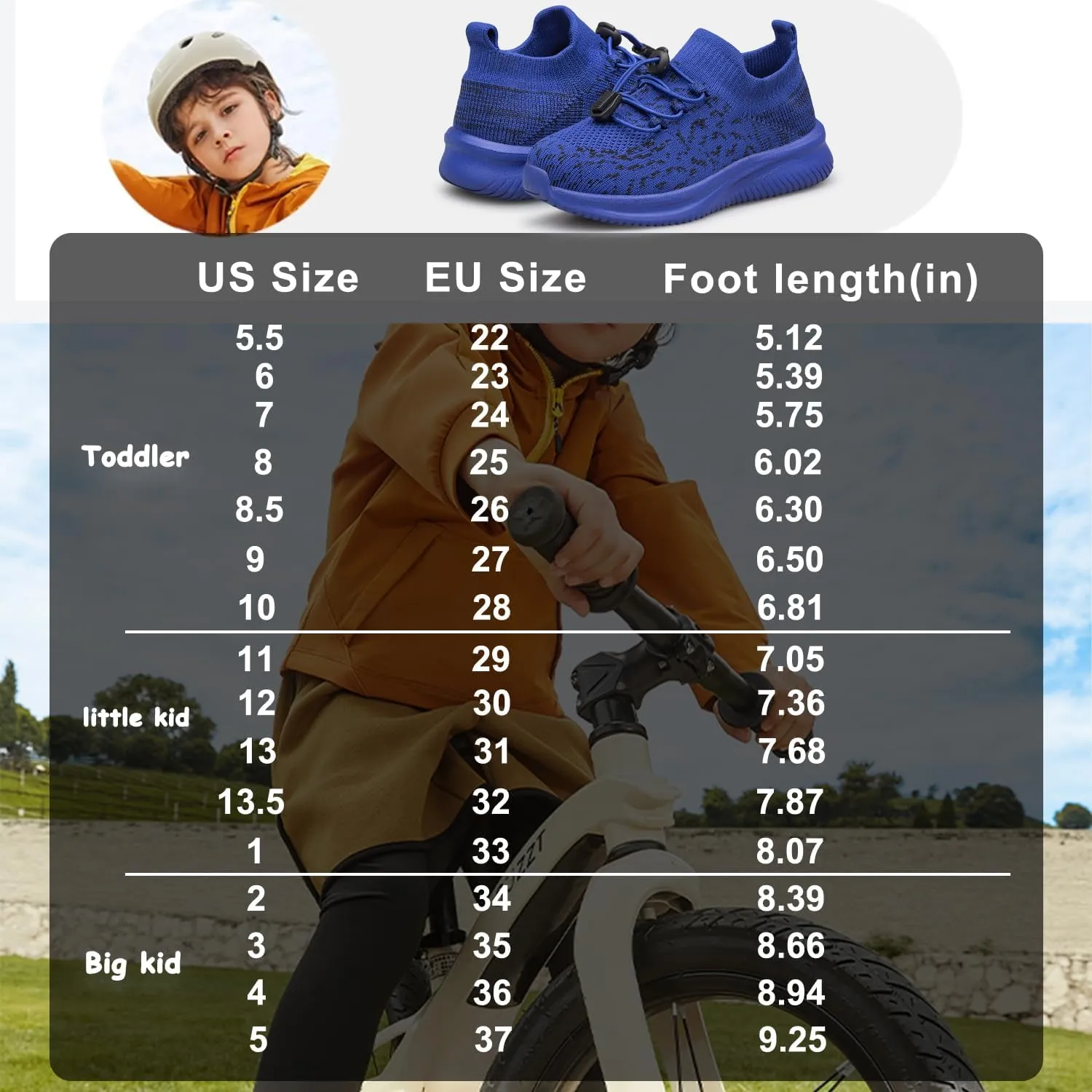 Toddler/Little Kid/Big Kid Boys Girls Shoes Kids Sneakers Lightweight Breathable Athletic Running Tennis Fitness School Child Sock Shoes