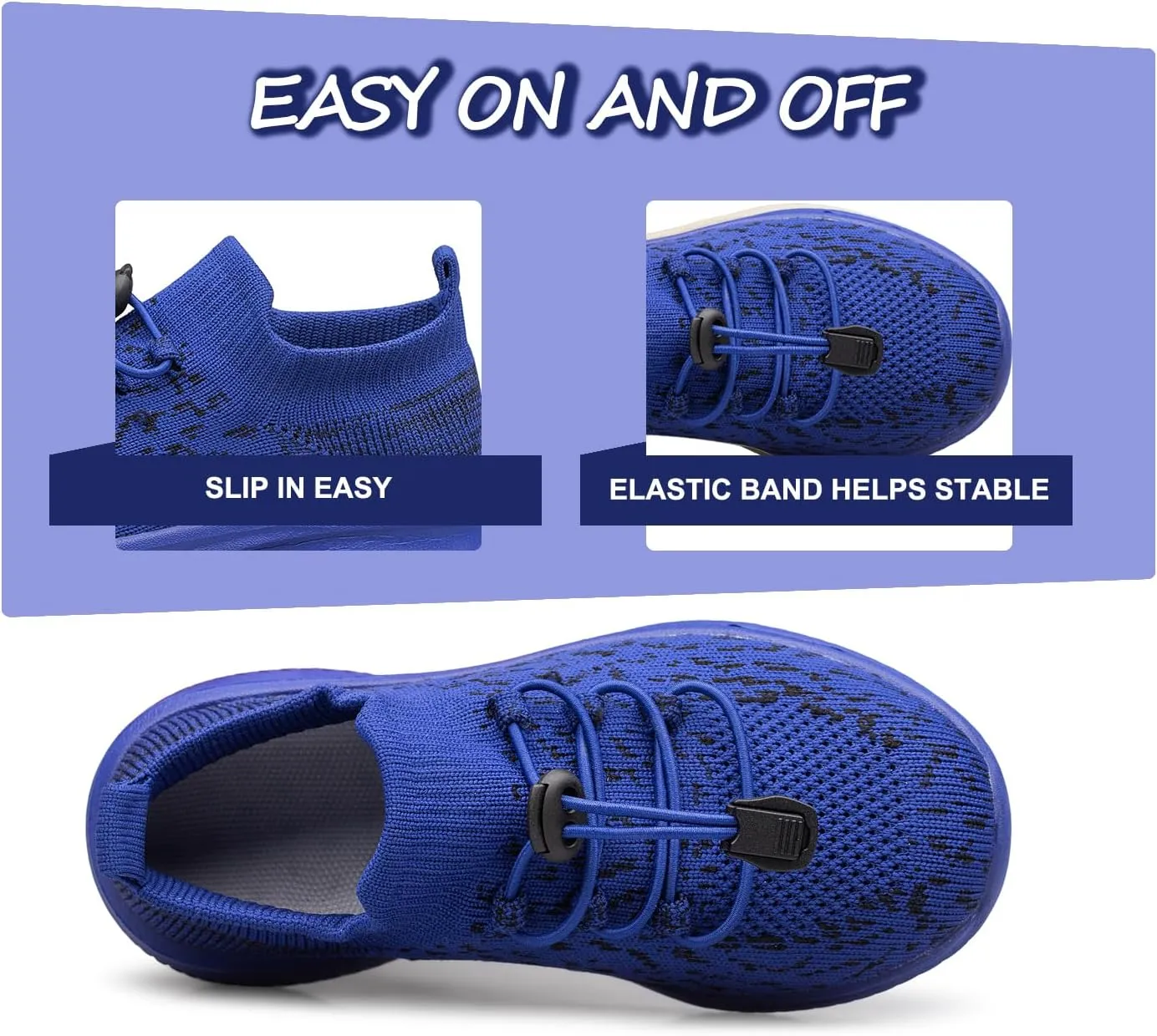 Toddler/Little Kid/Big Kid Boys Girls Shoes Kids Sneakers Lightweight Breathable Athletic Running Tennis Fitness School Child Sock Shoes