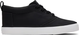 TOMS - Youth Fenix Mid Sneaker, Color Blk Mcrosuede 1, Size: 2 M US Little Kid