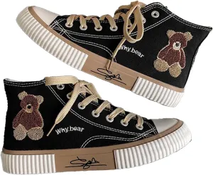 Trendy Glitter Chunky Sole Sneakers Y2K Breathable Lightweight Outdoor Shoes for Women & Couples, Casual Sport Shoes