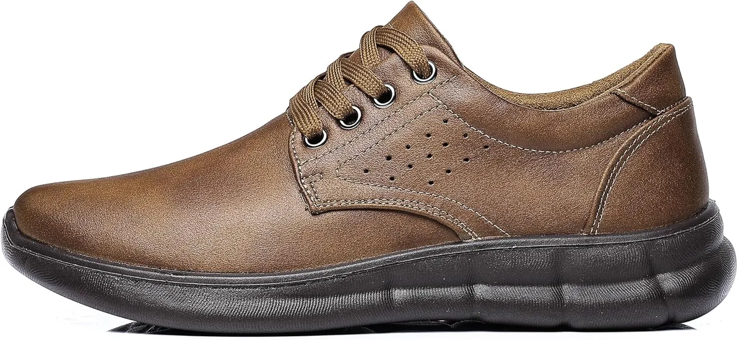 Trsorini Mens Fashion Sneakers Lightweight Walking Soft Shoes Comfort Breathable Flats for Male