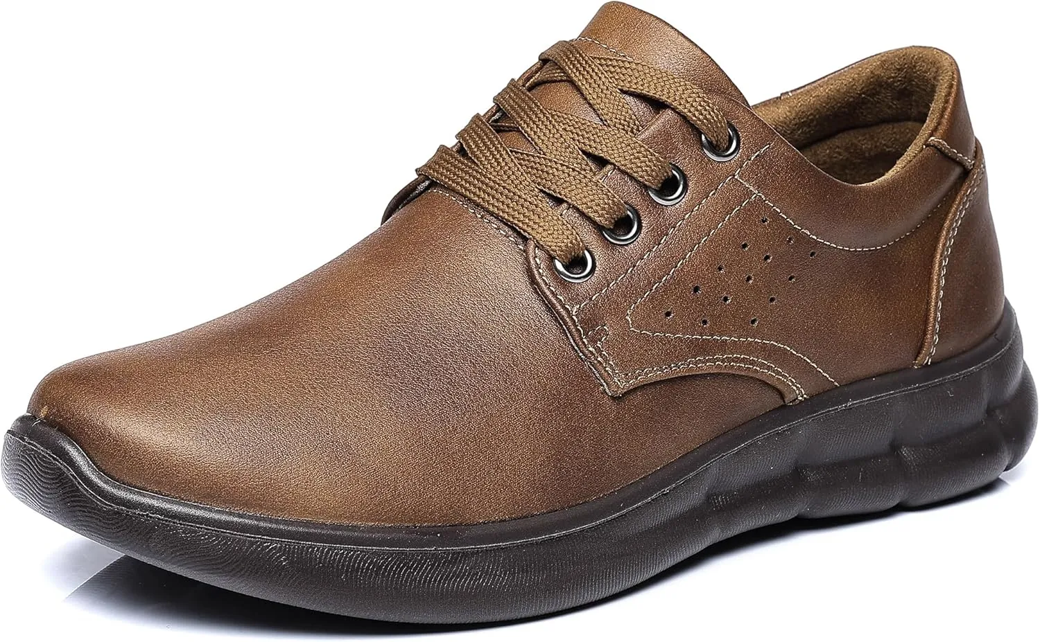 Trsorini Mens Fashion Sneakers Lightweight Walking Soft Shoes Comfort Breathable Flats for Male