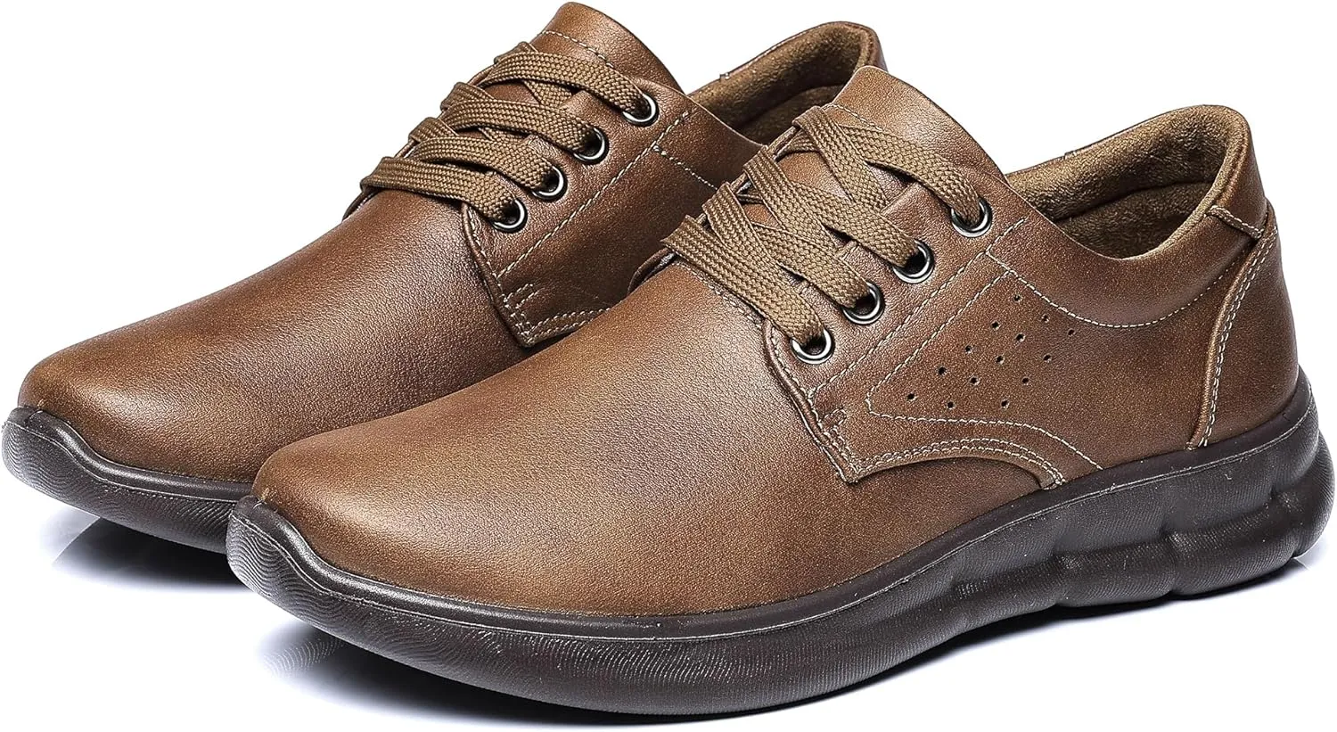 Trsorini Mens Fashion Sneakers Lightweight Walking Soft Shoes Comfort Breathable Flats for Male