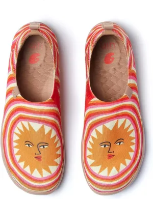 UIN Art Travel Shoes Slip On Knit Comfort Loafers Lightweight Fashion Sneaker Toledo Ⅰ Bodil Jane Sun Rays