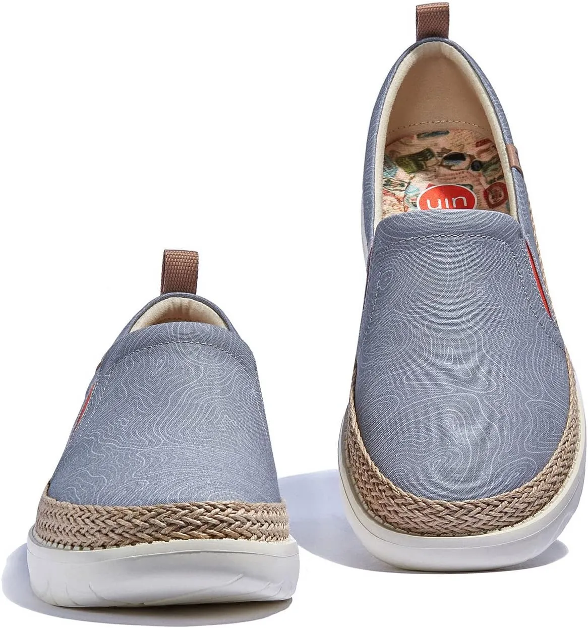 UIN Men's Art Painted Loafers Slip On Casual Travel Shoes Lightweight Comfort Walking Fashion Sneaker Tarragona Series