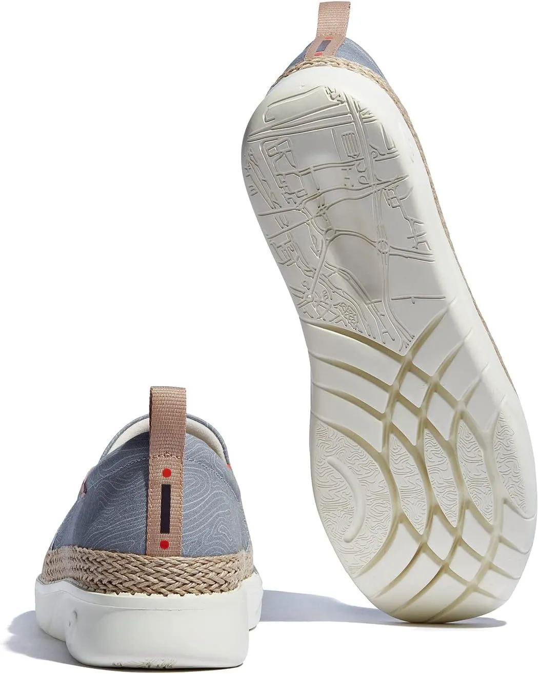 UIN Men's Art Painted Loafers Slip On Casual Travel Shoes Lightweight Comfort Walking Fashion Sneaker Tarragona Series