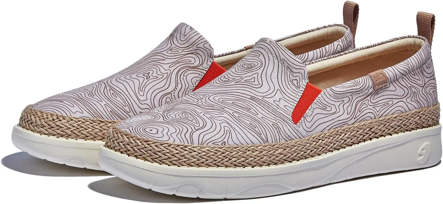 UIN Men's Art Painted Loafers Slip On Casual Travel Shoes Lightweight Comfort Walking Fashion Sneaker Tarragona Series