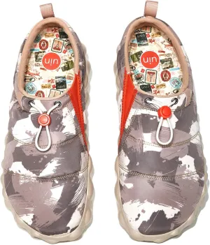 UIN Men's Camping Walking Travel Shoes Casual Slip On Loafers Lightweight Art Painted Fashion Sneaker Toledo