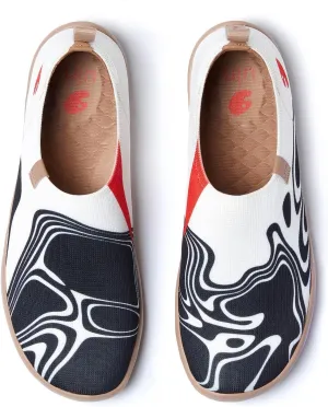 UIN Men's Loafers Painted Travel Shoes Slip On Walking Shoes Casual Lightweight Comfort Fashion Sneaker Toledo Ⅰ Art