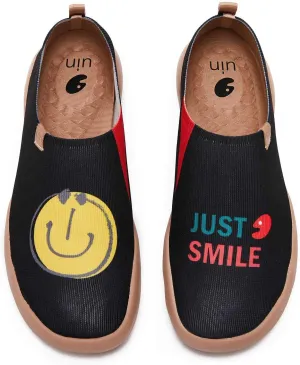 UIN Men's Loafers Travel Shoes Slip On Knitted Walking Shoes Casual Lightweight Comfort Fashion Sneaker Love Confession Toledo Ⅱ