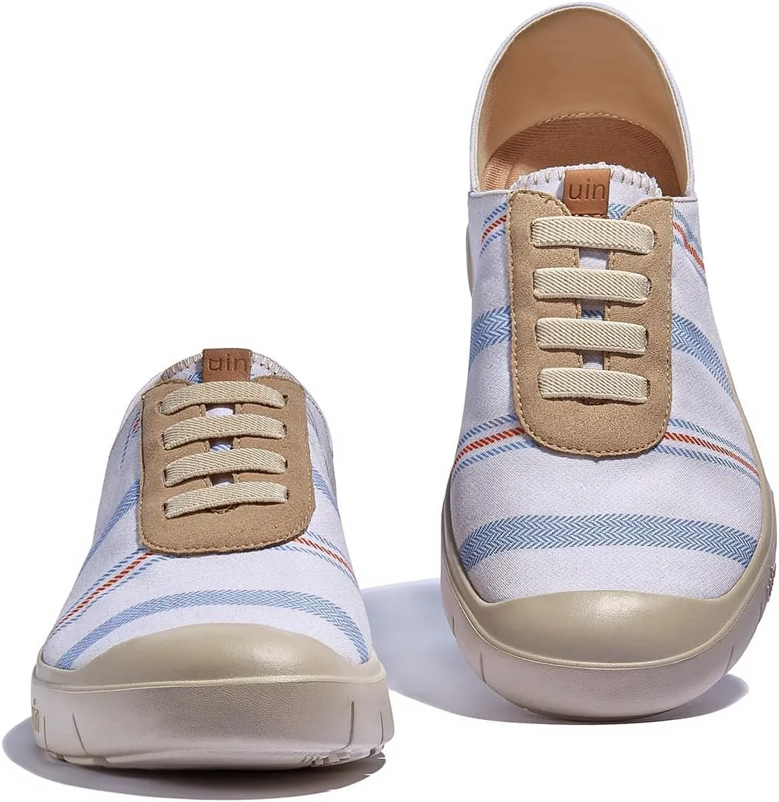 UIN Women's Fashion Sneakers Lightweight Walking Casual Slip Ons Loafers Comfortable Art Painted Travel Shoes Cadiz