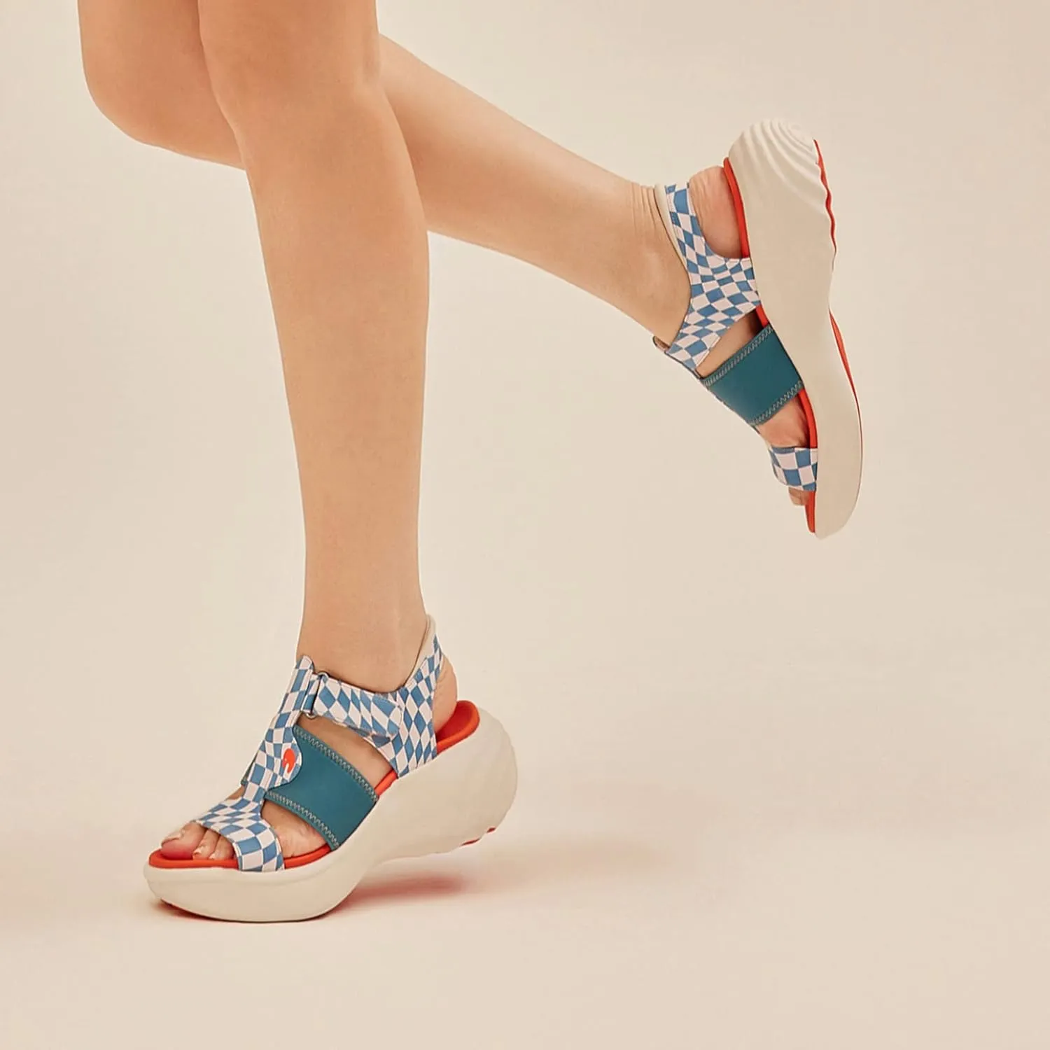 UIN Women's Summer Chunky Platform Wedges Sandals Comfortable Art Travel Shoes Sitges Ⅰ