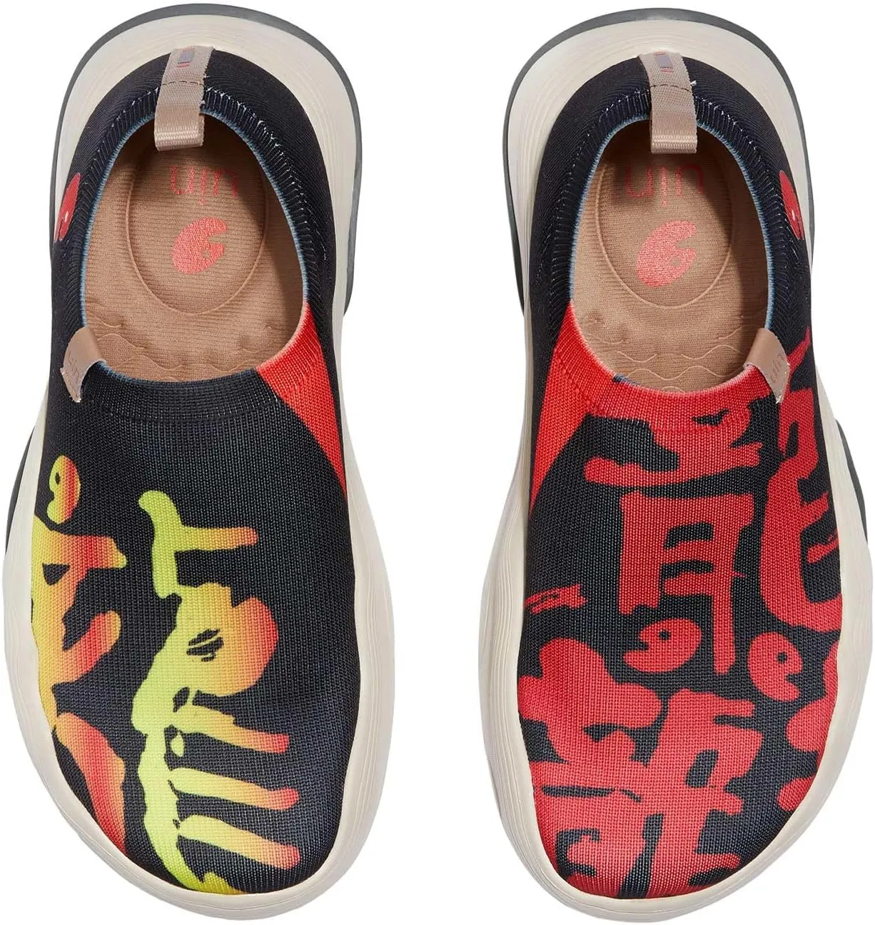 UIN Year of The Dragon Women's Travel Walking Shoes Slip On Casual Loafers 2024 Chinese Lunar New Year