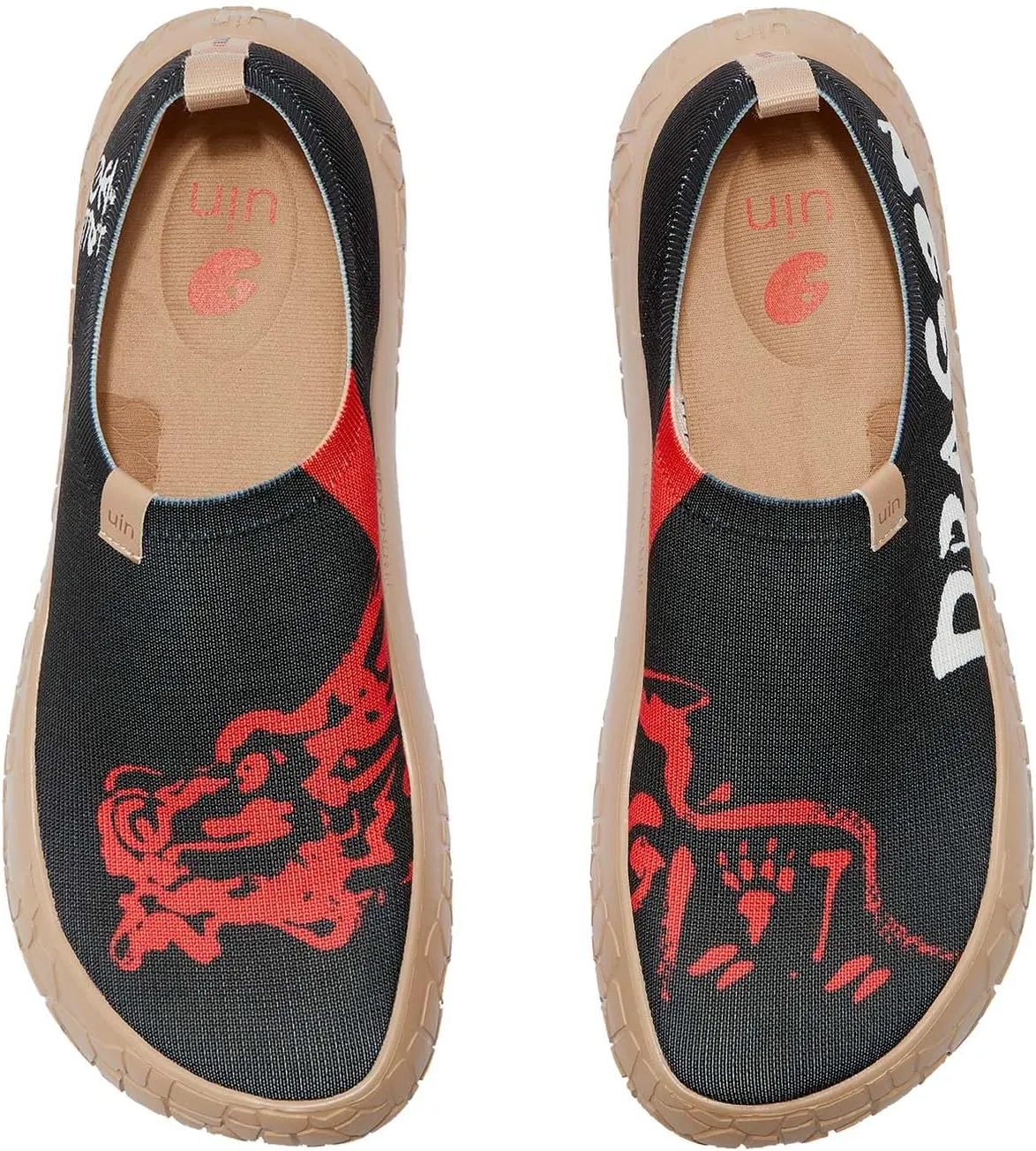 UIN Year of The Dragon Women's Travel Walking Shoes Slip On Casual Loafers 2024 Chinese Lunar New Year