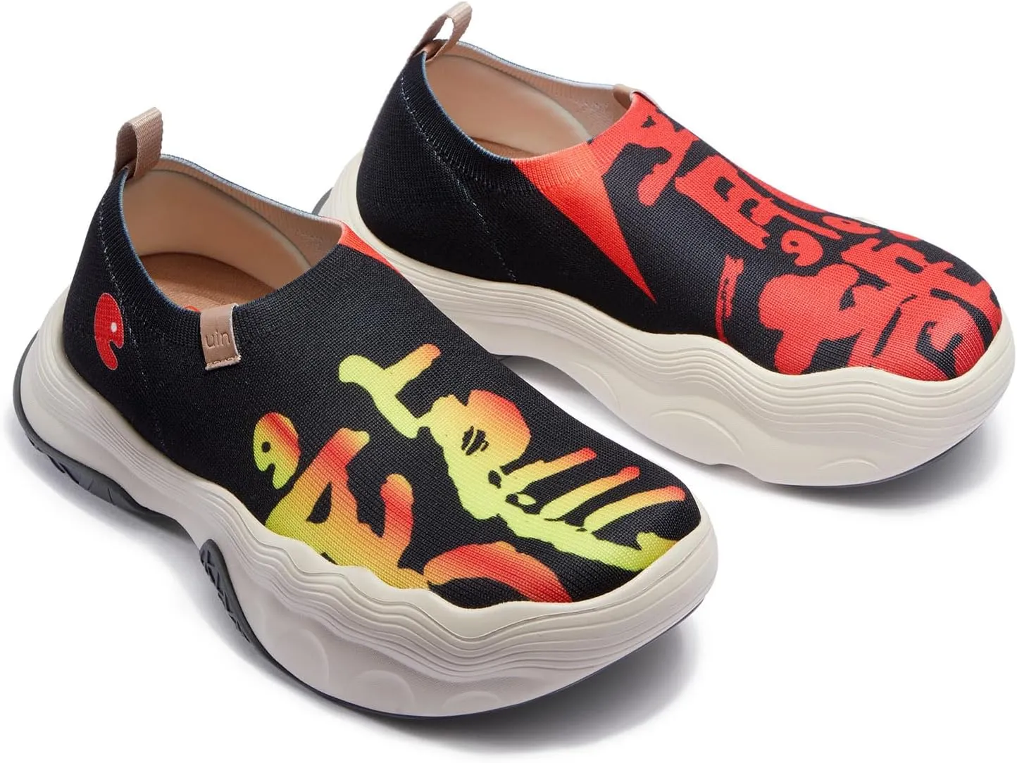 UIN Year of The Dragon Women's Travel Walking Shoes Slip On Casual Loafers 2024 Chinese Lunar New Year