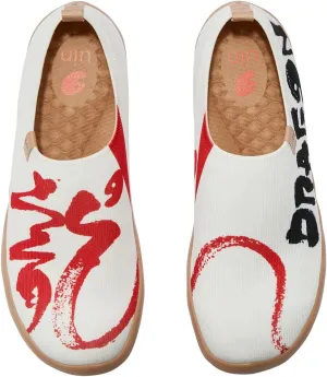 UIN Year of The Dragon Women's Travel Walking Shoes Slip On Casual Loafers 2024 Chinese Lunar New Year