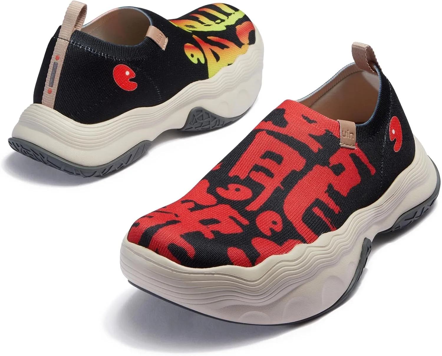 UIN Year of The Dragon Women's Travel Walking Shoes Slip On Casual Loafers 2024 Chinese Lunar New Year