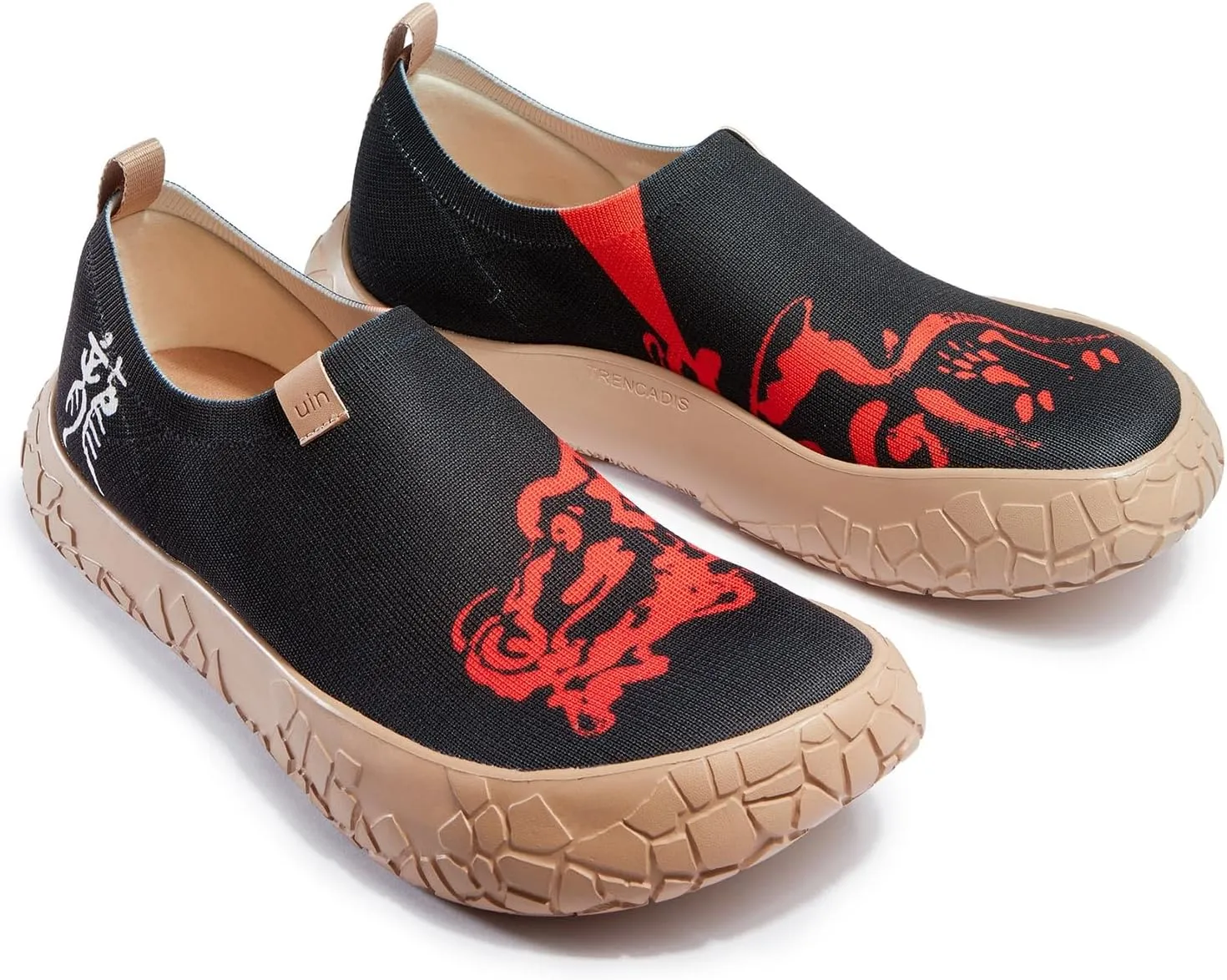 UIN Year of The Dragon Women's Travel Walking Shoes Slip On Casual Loafers 2024 Chinese Lunar New Year