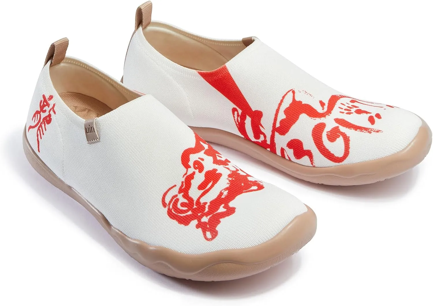 UIN Year of The Dragon Women's Travel Walking Shoes Slip On Casual Loafers 2024 Chinese Lunar New Year