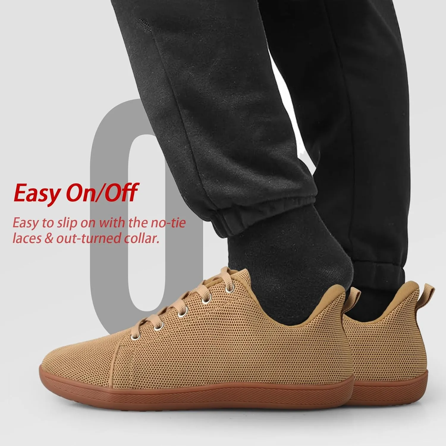 Unisex Wide Toe Barefoot Shoes for Mens Womens Minimalist Shoes Walking for Men Women Zero Drop Sole Trail Running Tennis Gym Workout